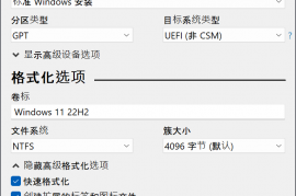 Rufus 是一款格式化和创建 USB 启动盘的辅助工具